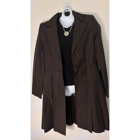 Weatherproof Jackets & Blazers - Weatherproof Dark Brown Women's Trench Coat